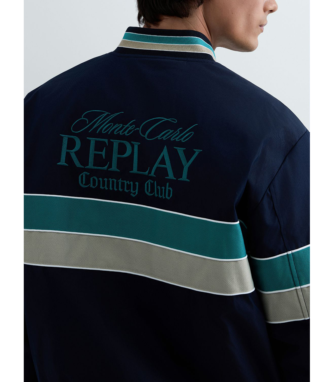 REPLAY &times; Monte Carlo Country Club ボンバージャケット 詳細画像 ネイビー 7